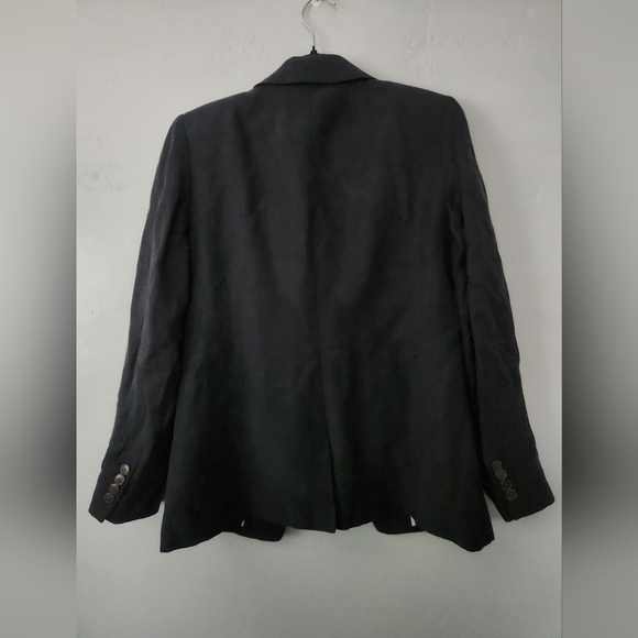 J. Crew Helena Linen Blend Two Button Lightweight Blazer Sz 8 - Picture 2 of 7
